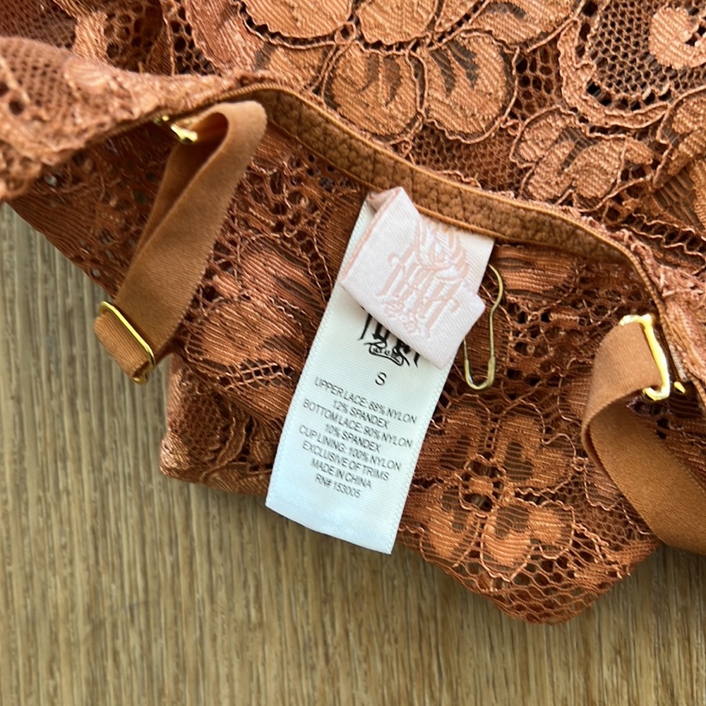 Haute As Hell Lace Bodysuit Small View 3